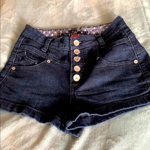 High Waisted Jean Shorts
